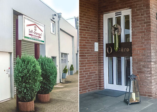 Bild Lager und Büroeingang